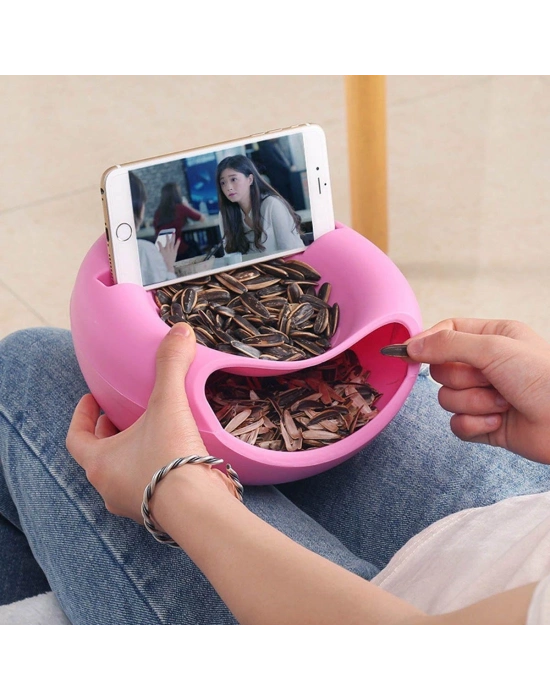 Keyif Çerezlik Telefon Standlı Çerez Kasesi