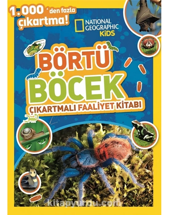 Kids Börtü Böcek Çıkartmali Aktivite Kitabı
