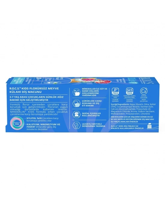 .Kids Diş Macunu 3-7 Yaş 35 ml Meyve Külahı