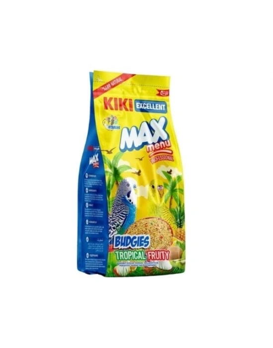 Kiki Excellent Max Menu Tropikal Meyveli Muhabbet Kuşu Yemi 1 Kg