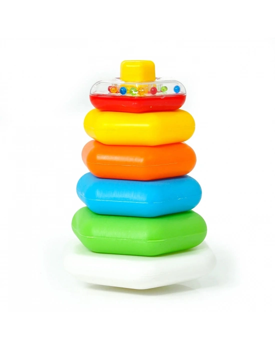 Kiki Renkli Altıgen Halkalar Çıngıraklı AE-1510