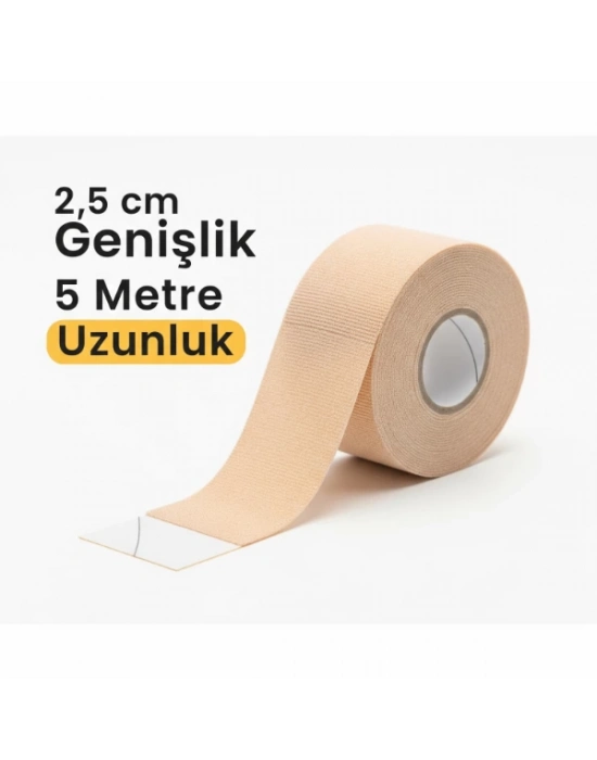 Kinezyo Ağrı Bandı 2.5 cm X 5 m Ten Rengi