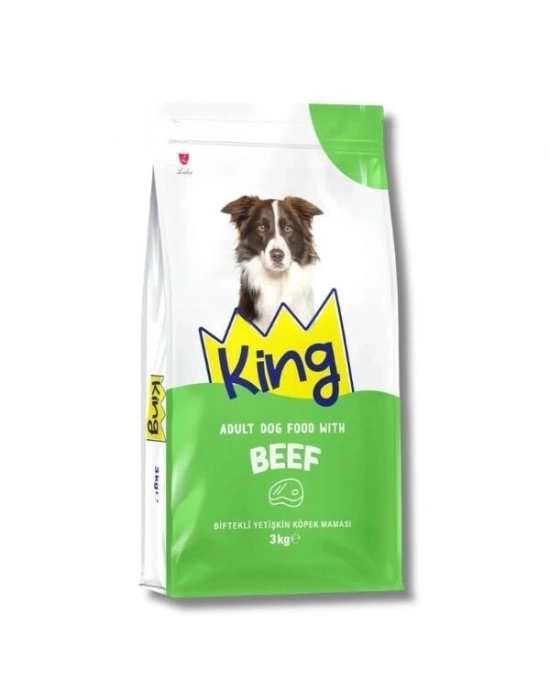 King Biftekli Yetişkin Köpek Maması 3 Kg