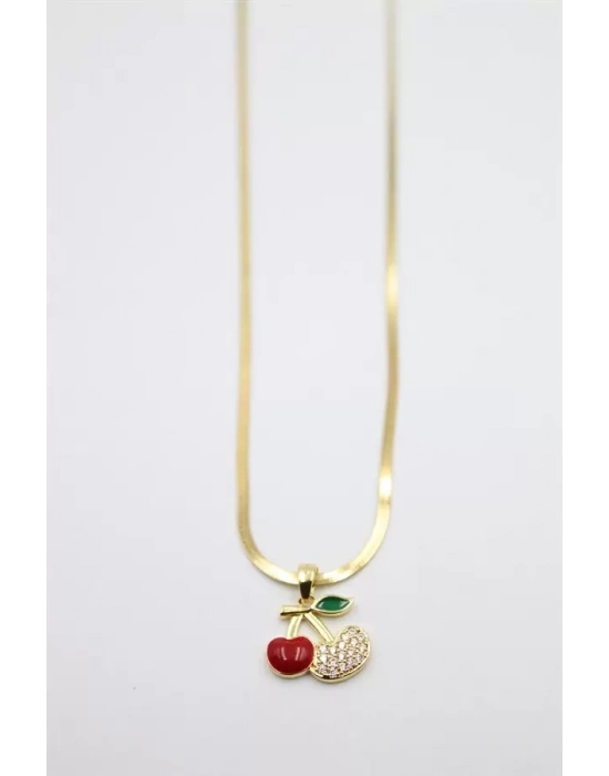 Kiraz Kolye - Altın