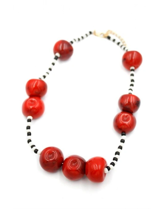 Kiraz Kolye - Kırmızı