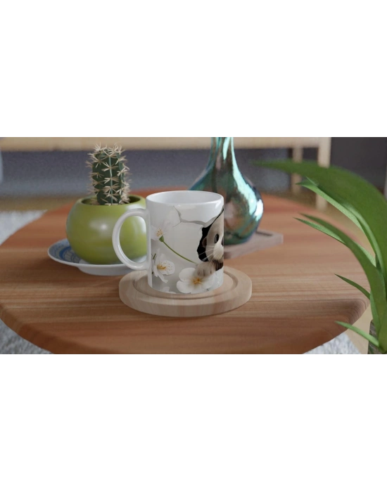 Kırık Duvarın Ardından Bakan Sevimli Su Samuru Baskılı Kupa Bardak