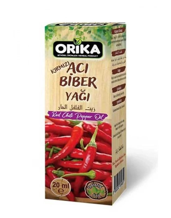 Kırmızı Acı Biber Yağı 20 Ml.