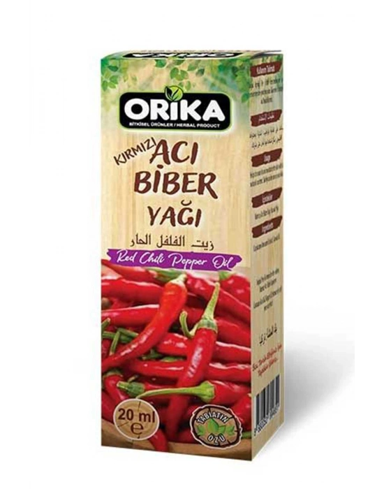 Kırmızı Acı Biber Yağı 20 Ml.