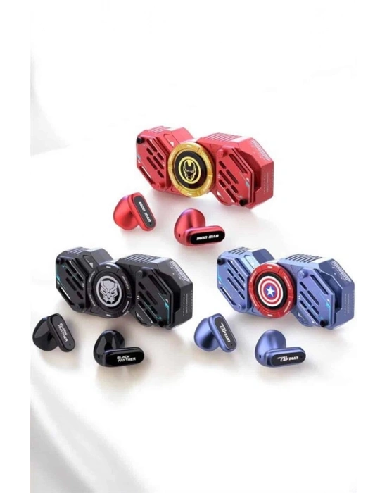 Kırmızı Kablosuz Bluetooth Kulaklık Stres Çarklı  Kulaklığı
