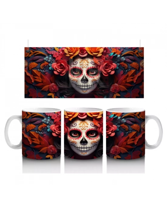 Kırmızı Maskeli Gotik Ruh – Hediyelik Kahve Kupası