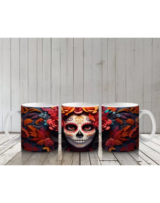 Kırmızı Maskeli Gotik Ruh – Hediyelik Kahve Kupası