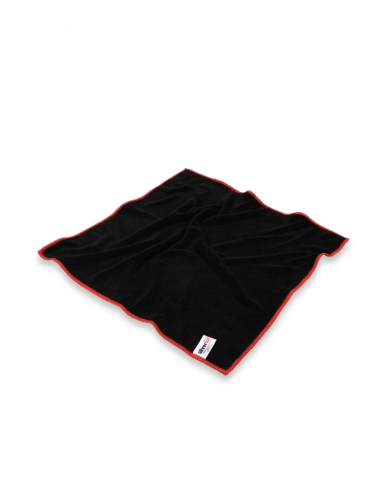 Kırmızı Overloklu 40x40 Cm Mikrofiber Bez Royaleks-STK1442