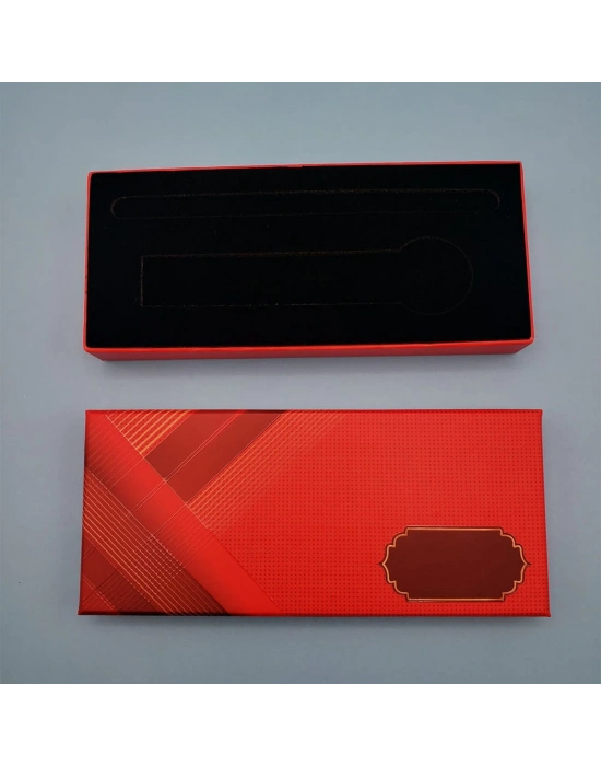 Kırmızı Renk Anahtarlık ve Kalem Kutusu