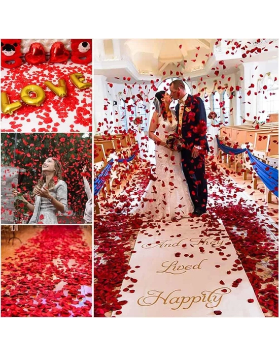 Kırmızı Renk Gül Yaprağı – 10 Paket 1000 Adet