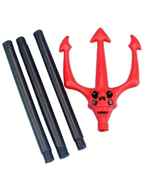 Kırmızı Renk Halloween Cadılar Bayramı Çatal 107 Cm