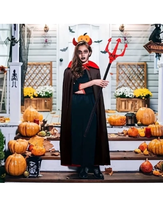 Kırmızı Renk Halloween Cadılar Bayramı Çatal