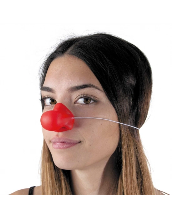 Kırmızı Renk Lastikli Burun Palyaço Burun