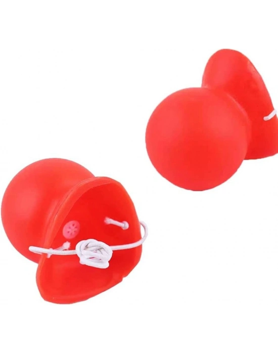 Kırmızı Renk Lastikli Burun Palyaço Burun