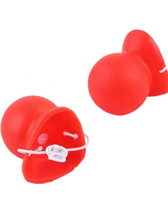 Kırmızı Renk Lastikli Burun Palyaço Burun