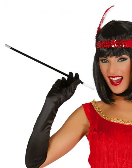 Kırmızı Retro Charliston Aksesuar Seti