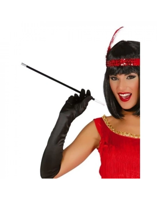 Kırmızı Retro Charliston Aksesuar Seti