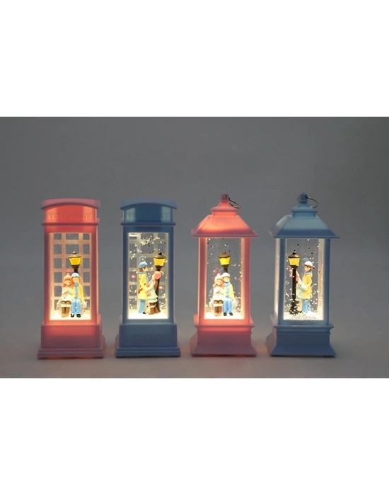 Kış Masalı Işıklı Kar Küresi Alk3394