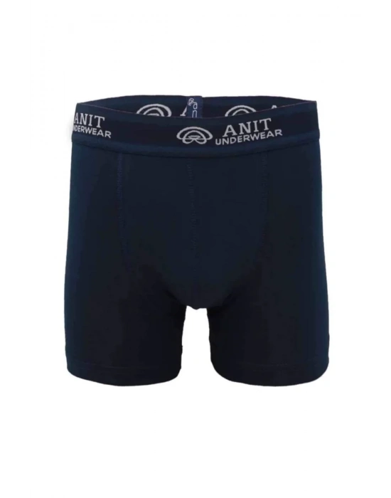 Kısa Paça Likralı Erkek Boxer Siyah - 1115A