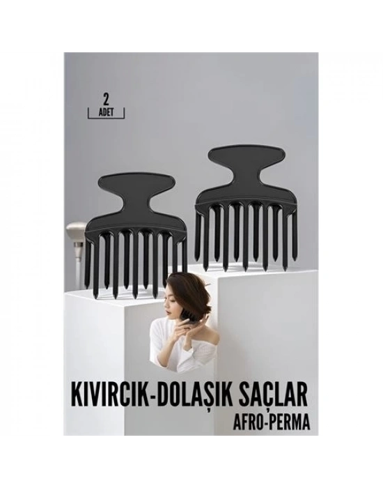 Kıvırcık Saç Açıcı Afro Perma Tarağı