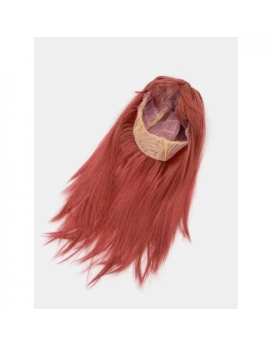 Kızıl Renk Düz Kesim Peruk