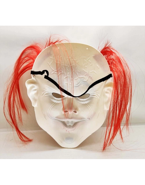 Kızıl Saçlı Joker Palyaço Maskesi