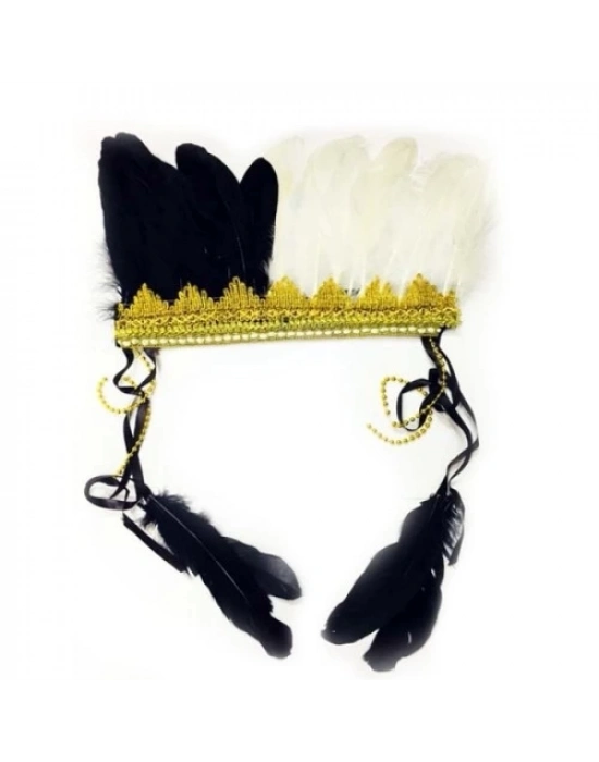 Kızılderili Tüylü Parti Başlığı