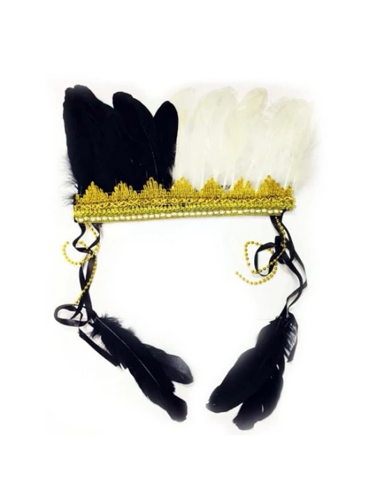 Kızılderili Tüylü Parti Başlığı