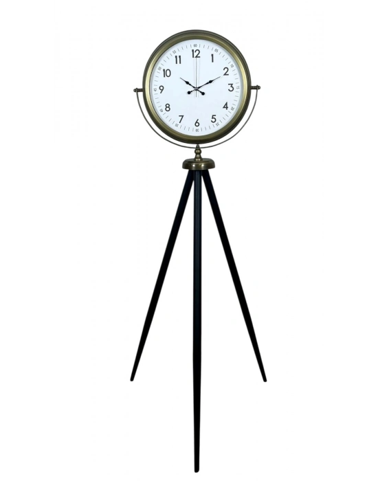 ® Klasik Eskitme Tripod Ayaklı Saat