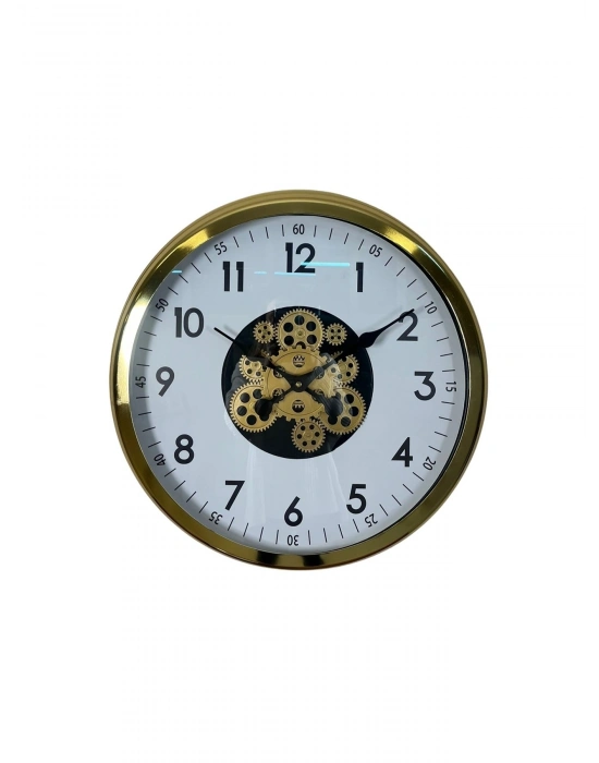 ® Klasik Gold 60 Cm Çarklı Duvar Saati