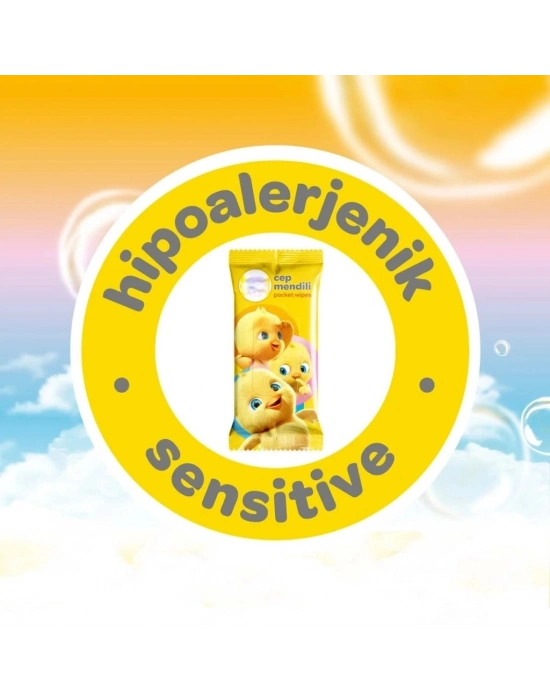 Klasik Islak Cep Mendil 3x15 Adet