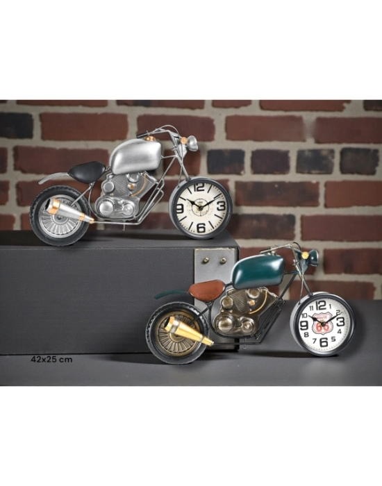 Klasik Motor Tasarımlı Masaüstü Saat