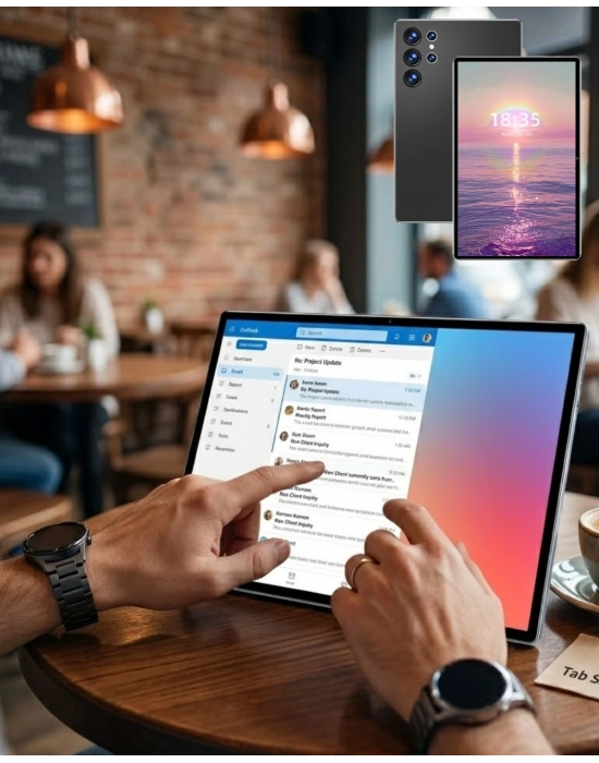Klavyeli Android Tablet 1TB Hafıza 16GB RAM Kalem ve Kılıf Hediyeli