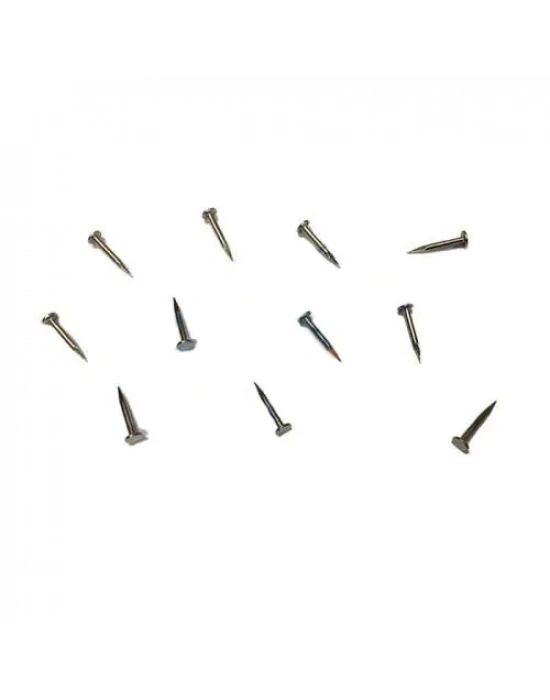 Klips, Menteşe, Ayağı Çivisi 9mm Çelik - Nikel 10gr