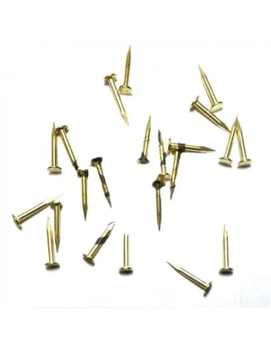 Klips, Menteşe, Ayağı Çivisi 9mm Çelik - Sarı 100gr