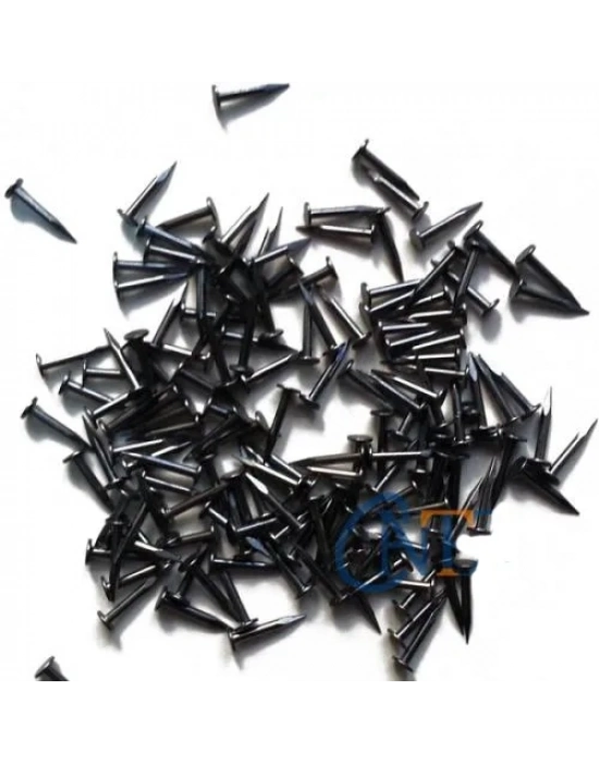 Klips, Menteşe, Ayağı Çivisi 9mm Çelik - Siyah 10gr