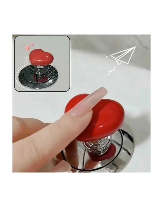 Klozet Sifon Tuşu Kalp Tasarımlı