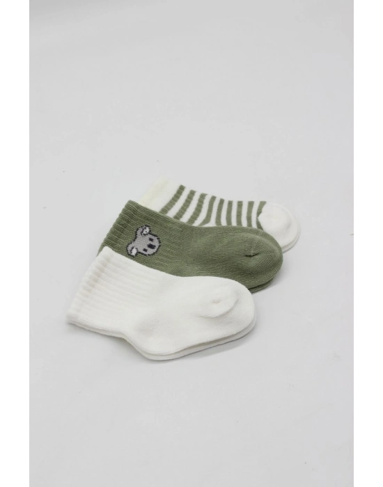 ® Koala Boy 3lü Penye Soket Çorap 10133 Ekru