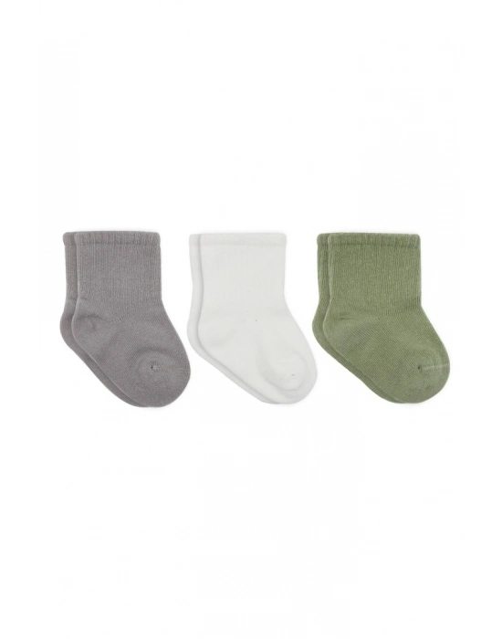® Koala Boy 3lü Penye Soket Çorap 10133 Gri