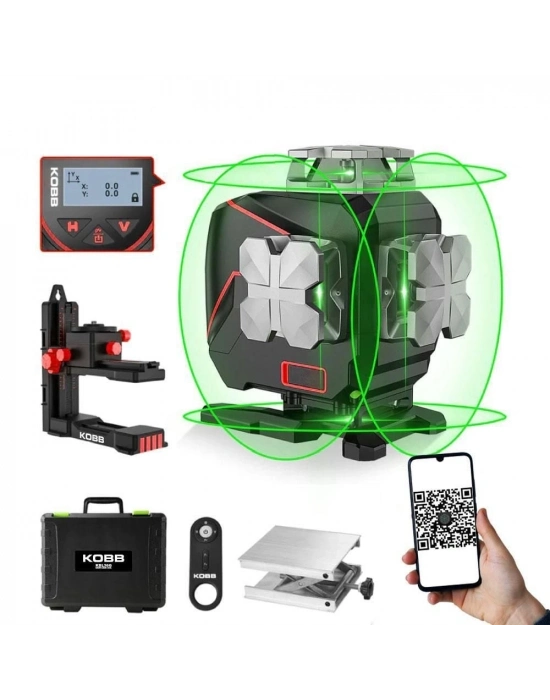 ® KOBB KBL36G 40 Metre Otomatik Hizalama Yeşil Lazer