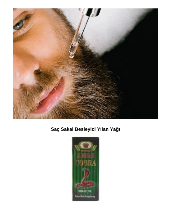 Kobra Saç ve Sakal Besleyici Gürleştirici Yılan Yağı 70ml