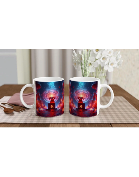 Koç Burcu Baskılı Kahve Kupası - Astral Denizaltı Dünyası Vs2