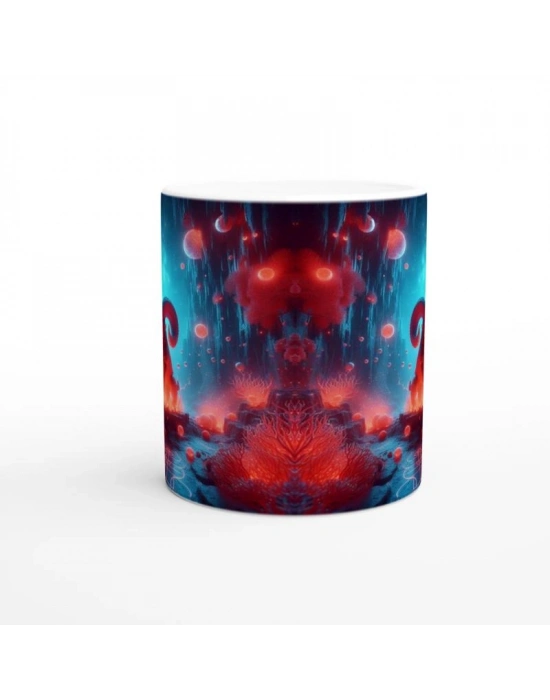 Koç Burcu Baskılı Kahve Kupası - Astral Denizaltı Dünyası Vs3