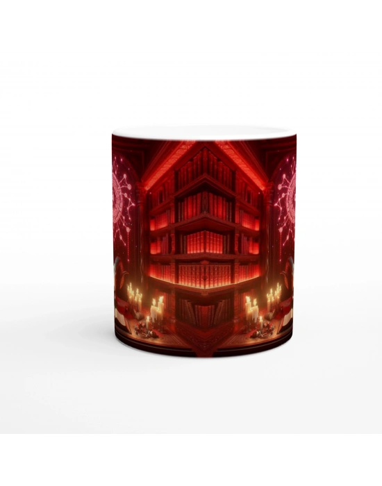 Koç Burcu Baskılı Kahve Kupası - Zodyak Kütüpanesi Vs1