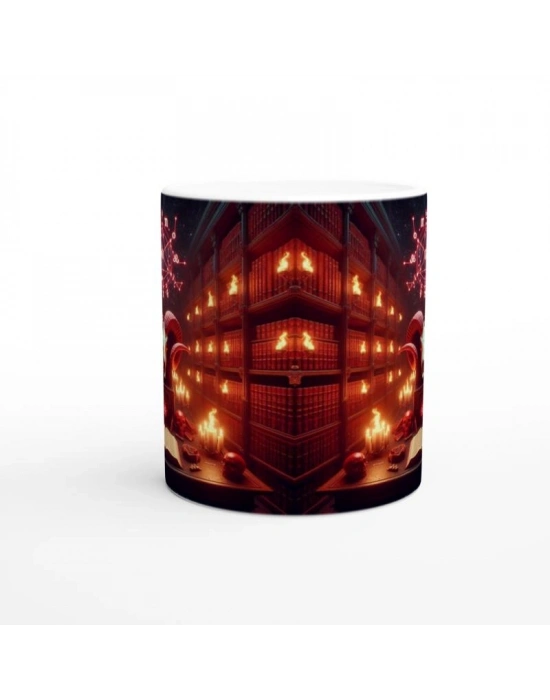 Koç Burcu Baskılı Kahve Kupası - Zodyak Kütüpanesi Vs3