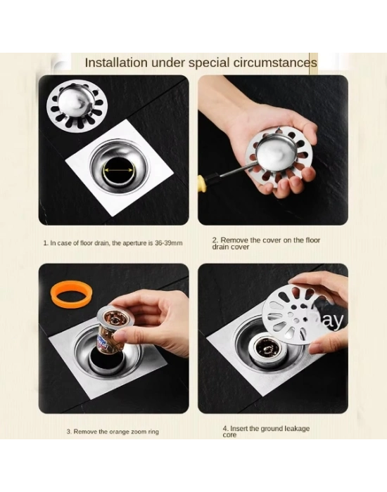 Koku ve Geri Akış Önleyici Gider Aparatı